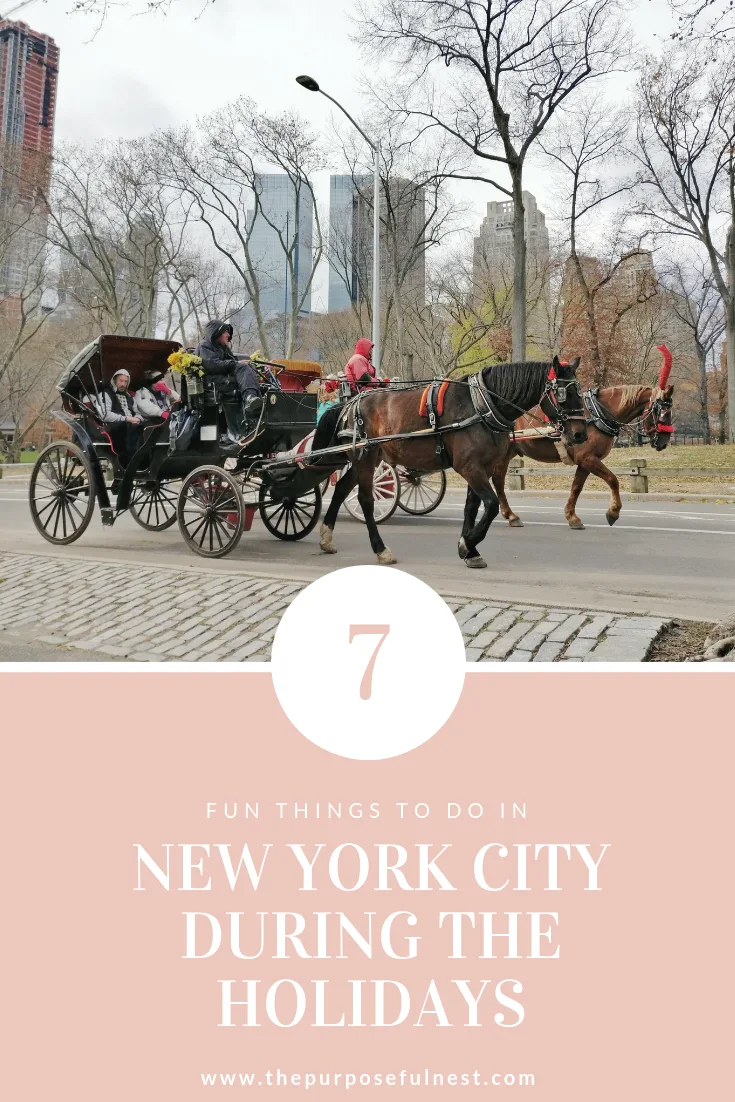 Things to do in New York during the holidays and Christmas NYC 