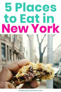 Places to eat in New York City NYC