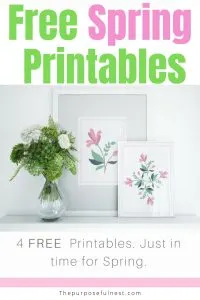 Free Spring Decor Printables