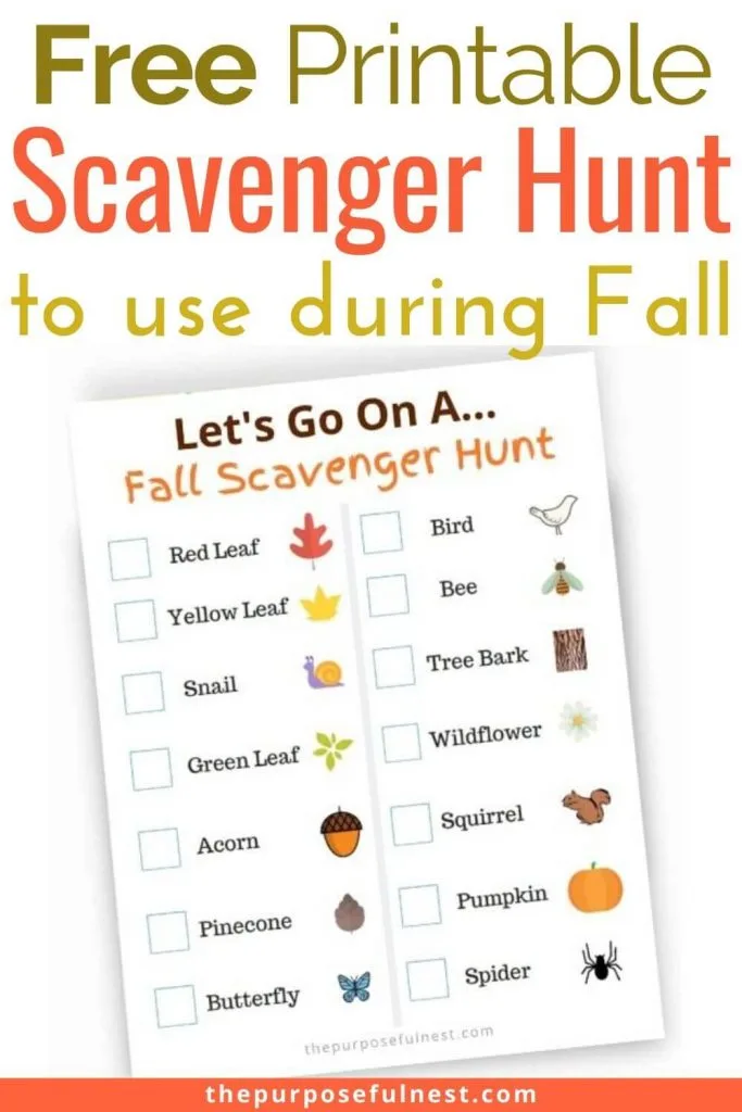 Fall Scavenger Hunt