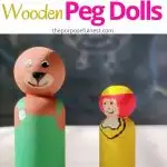 How to Paint Wooded Peg Dolls