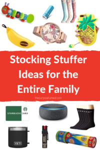 Stocking Stuffer Ideas for the whole family
