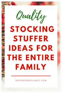 Stocking Stuffer Ideas for men, women, and kids