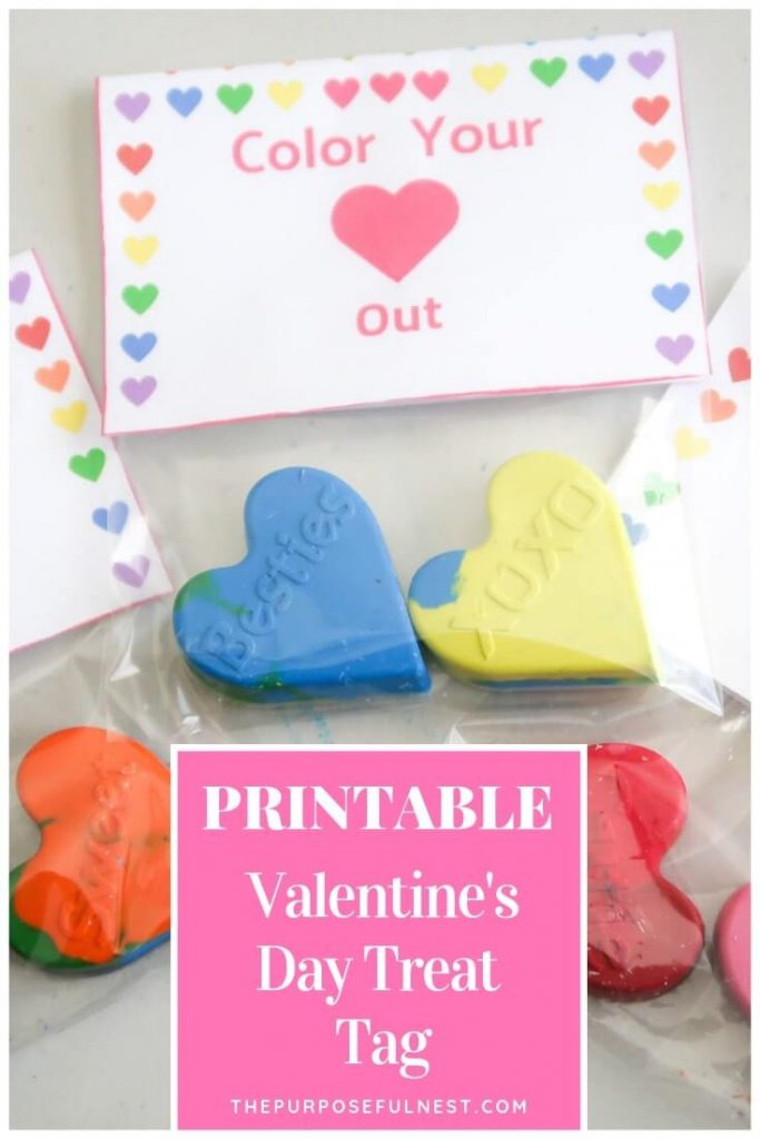 Valentine's Day Heart Crayons