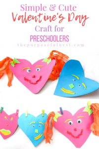 Valentine's Day Craft Idea for Preschoolers