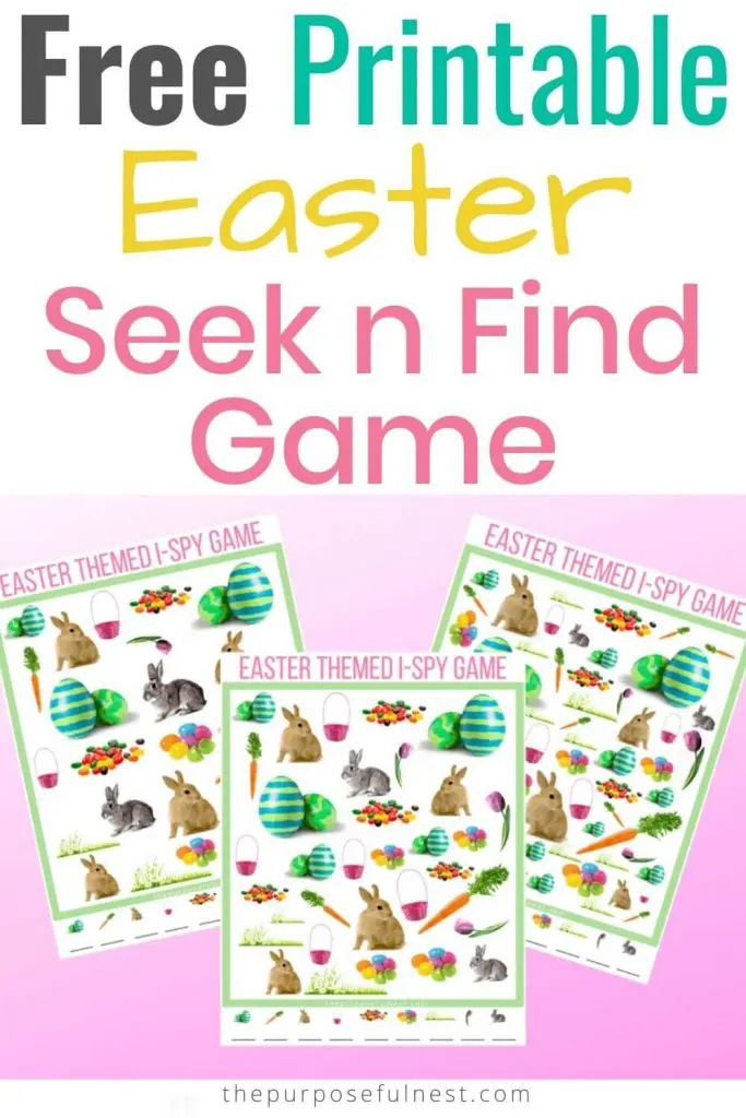 Free Printable Easter Game 
