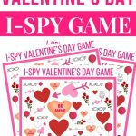 Free Valentine's Day Printable I Spy Game
