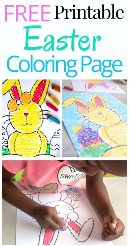 Easter coloring page