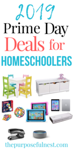 2019 Amazon Prime Day Deals for homeschoolers