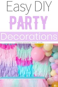 Easy DIY Party Decorations
