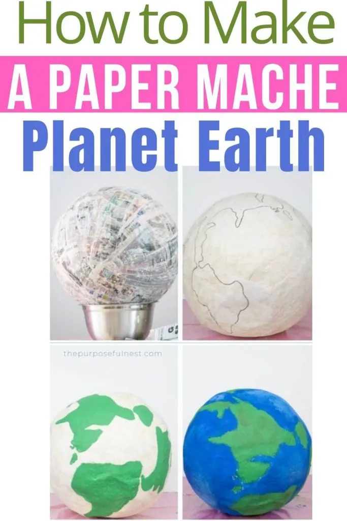 DIY Paper Mache Planet Earth