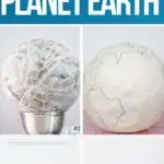 How to make a paper mache globe