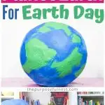 Earth Day Activity Paper Mache Planet