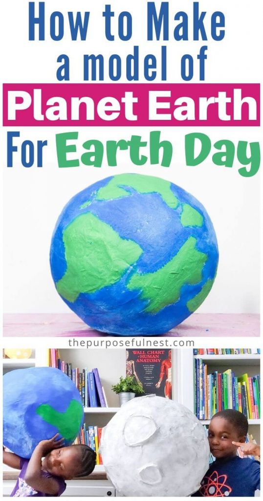 Earth Day Activity Paper Mache Planet