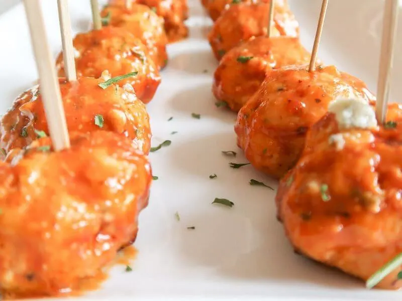 Buffalo Chicken Meatballs