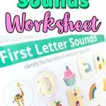 Beginning Letter Sounds Worksheet