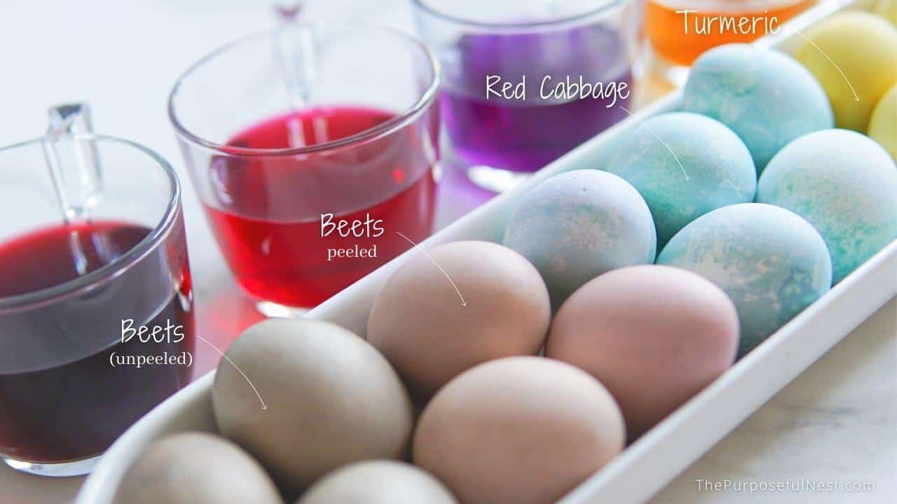 How to Color Easter Eggs Naturally for Science Fun