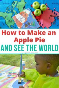 How to Make a Apple Pie and See the World Preschool Activities