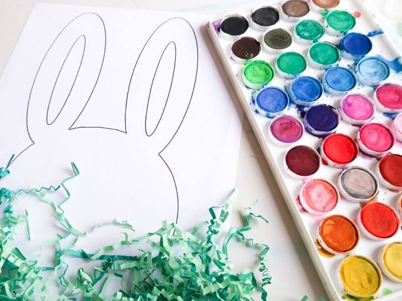 Easter Bunny Art for Preschool