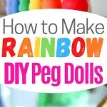 DIY Rainbow Peg Dolls