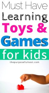 Educational Toys and Learning Games