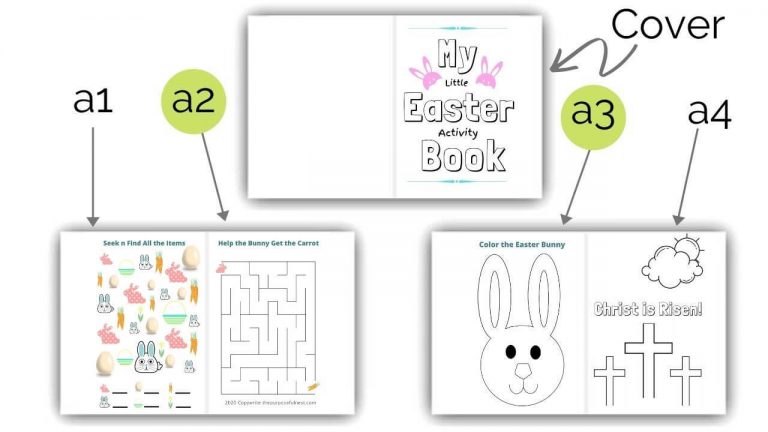 Build Your Own Printable Easter Activities Booklet - The Purposeful Nest