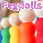 diy rainbow peg dolls