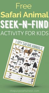 Safari Animals Seek-n-Find