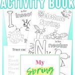 Spring Coloring Pages and Activity Book