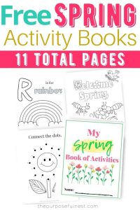 Printable Spring Activities Book