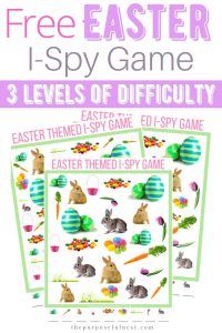 Free Printable Easter Game for kids