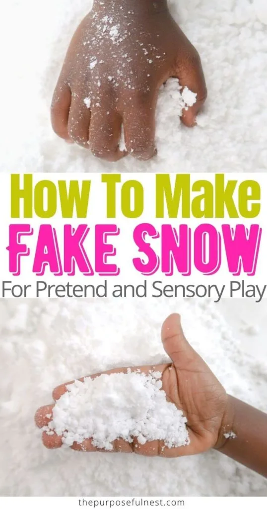 How to Make Fake Snow