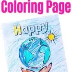 Earth Day Coloring Page