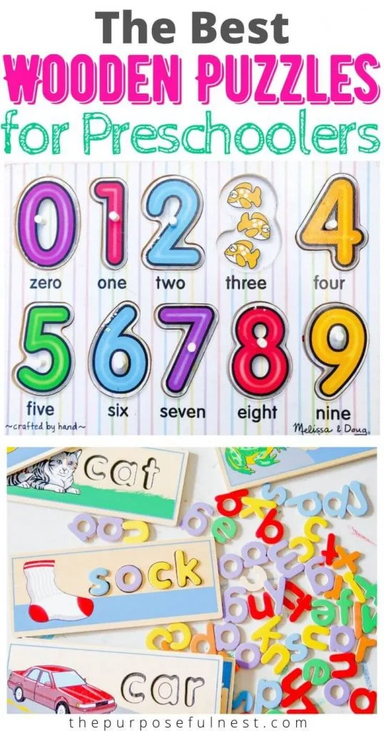 Best wooden cheap puzzles for toddlers