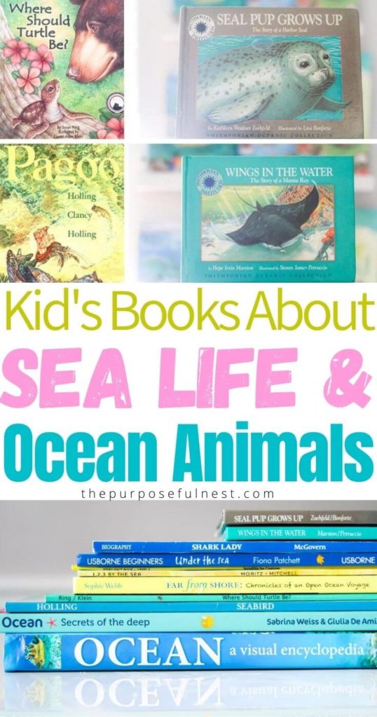 Books About Ocean Animals and Sea Life - The Purposeful Nest