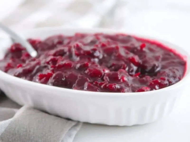 homemade cranberry sauce