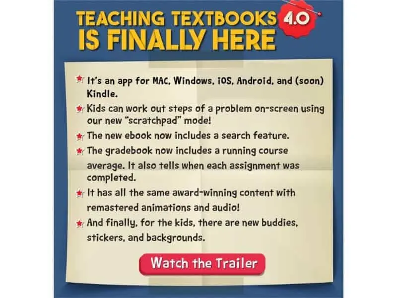 Teaching Textbook 4.0 Review