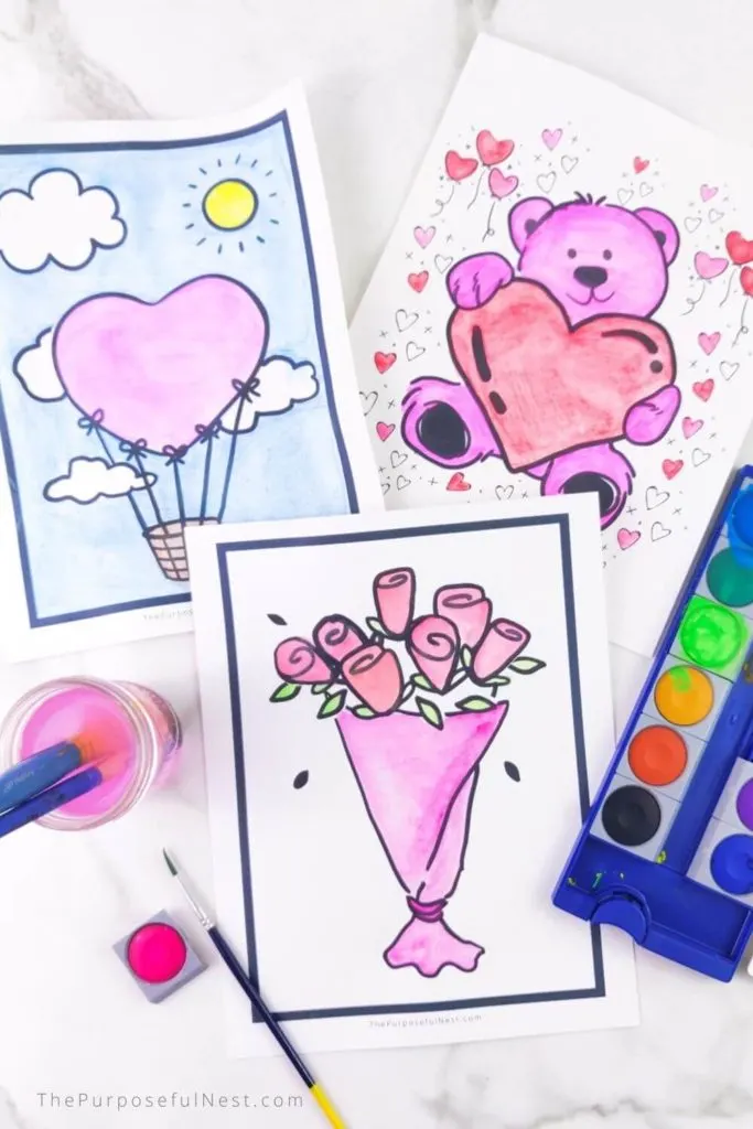 Valentine's Day Coloring Pages Free