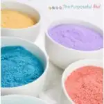 Colored Salt Kids Sensory Play