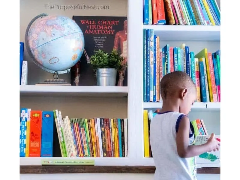 Homeschool Room Bookshelf