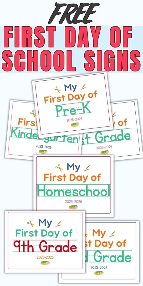 First Day of School Sign