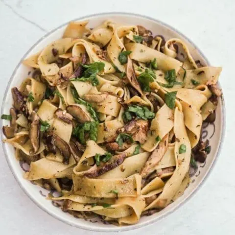 Pappardelle with Mushroom Ragu