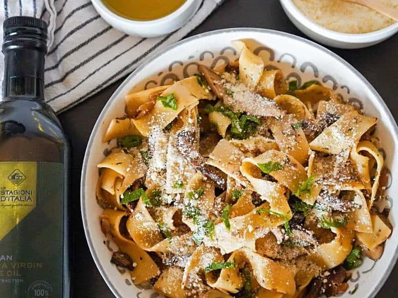 Pappardelle with Mushroom