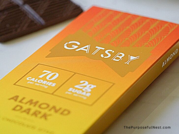 GATSBY Dark Almond Chocolate Bar | Keto-Friendly Chocolate