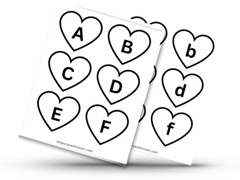 Valentine's Day Alphabet Cards