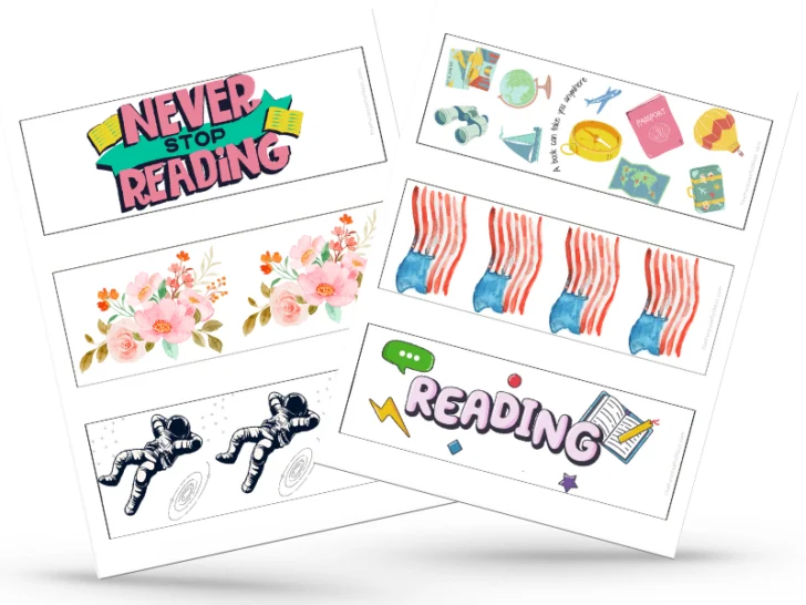 FREE Printable Bookmarks for Kids to Use During Summer Reading