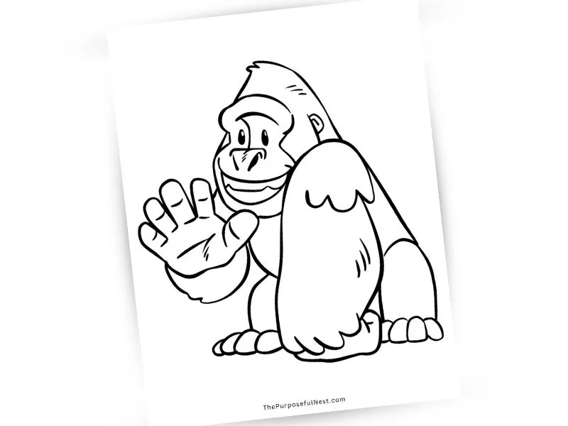 Safari Animal Coloring Pages