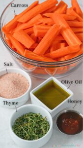 Roasted Carrots Ingredients