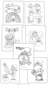 St Patrick's Day coloring Pages PDF