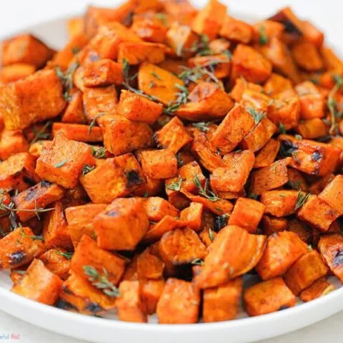 How to Cook Oven Roasted Sweet Potatoes Recipe - The Purposeful Nest